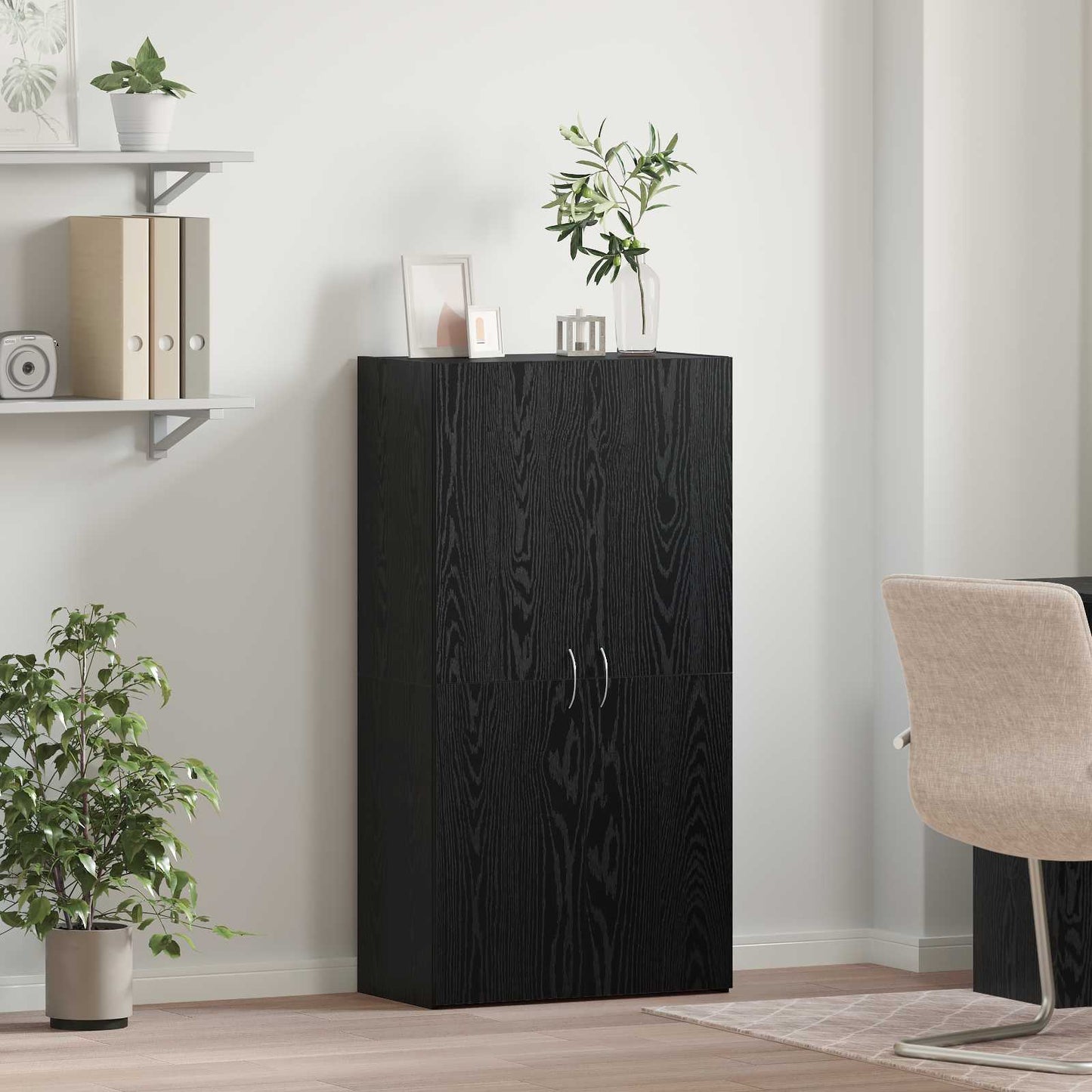 Office Cabinet Artisan Oak 60 x 32 x 115 cm Engineered Wood