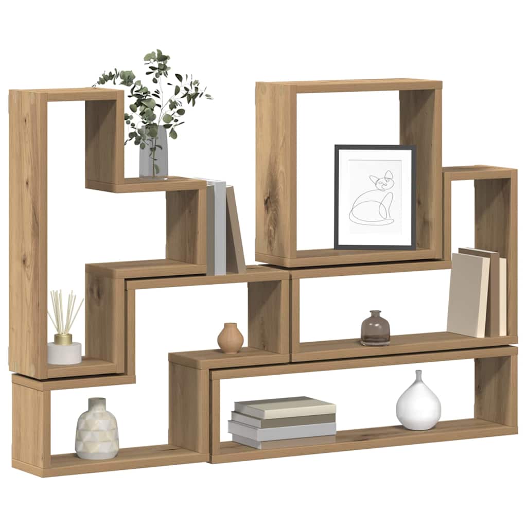 Wall Shelf Wall-mounted Artisan Oak 96 x 12 x 64 cm