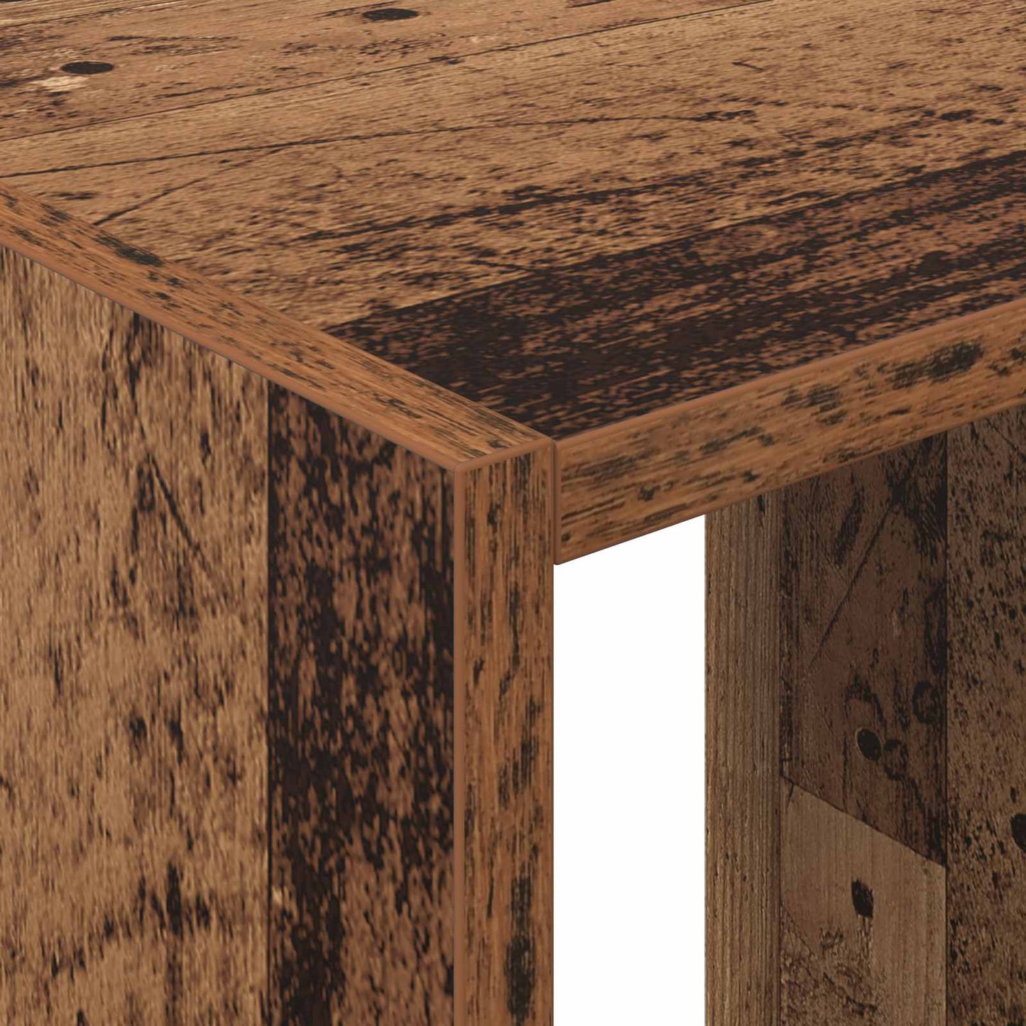 Wardrobe with Shelf with Storage Old Wood 77 x 48 x 102 cm