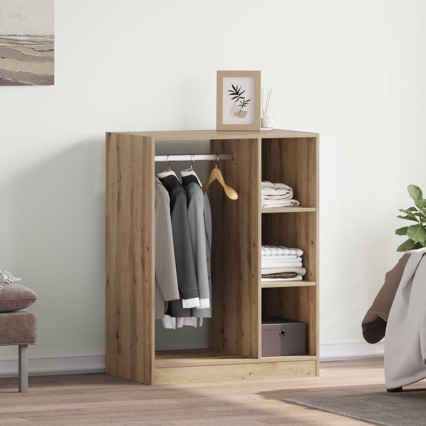 Wardrobe Artisan Oak 77 x 48 x 102 cm Engineered Wood