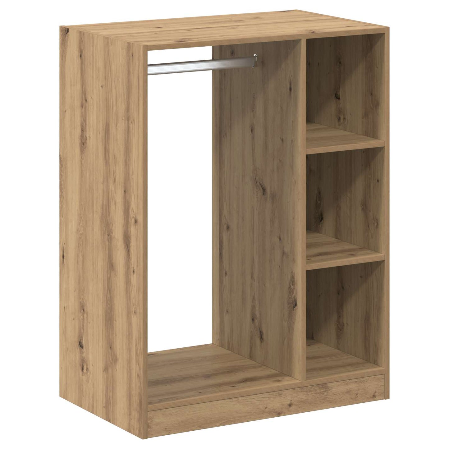 Wardrobe with Shelf with Storage Artisan Oak 77 x 48 x 102 cm