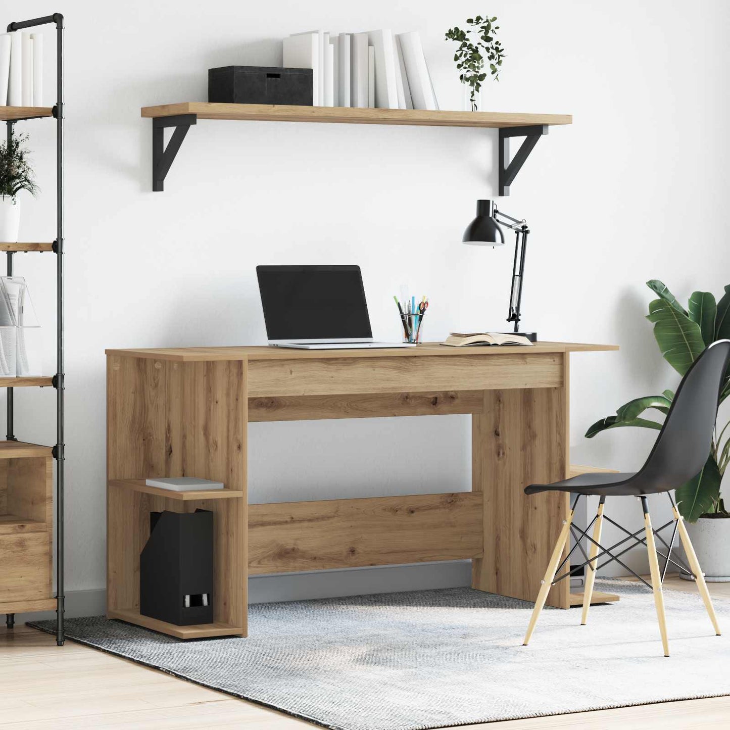 Desk Artisan oak Engineered wood 140 x 50 x 75 cm
