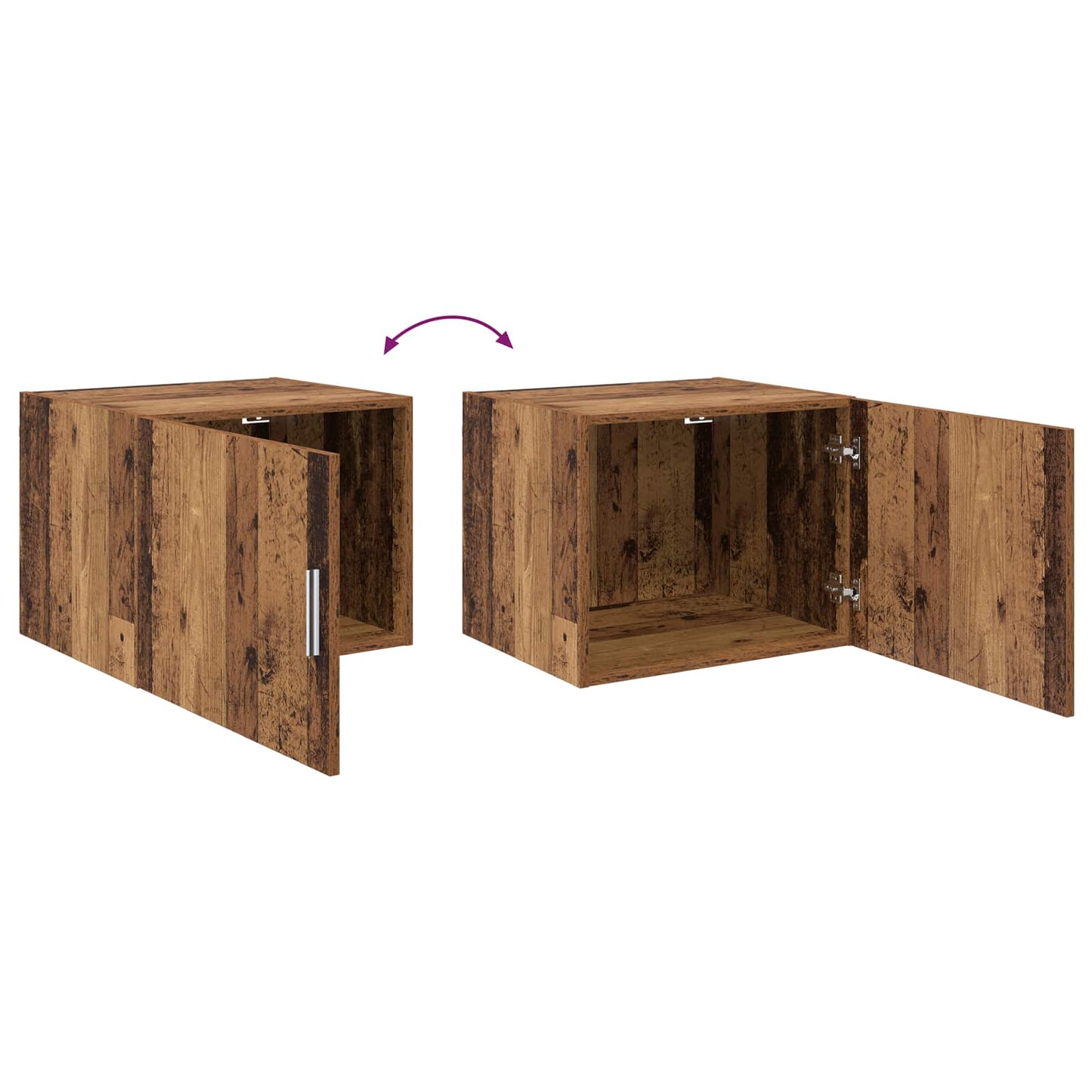 Wall Cabinet Old wood 50 x 42.5 x 40 cm Engineered wood
