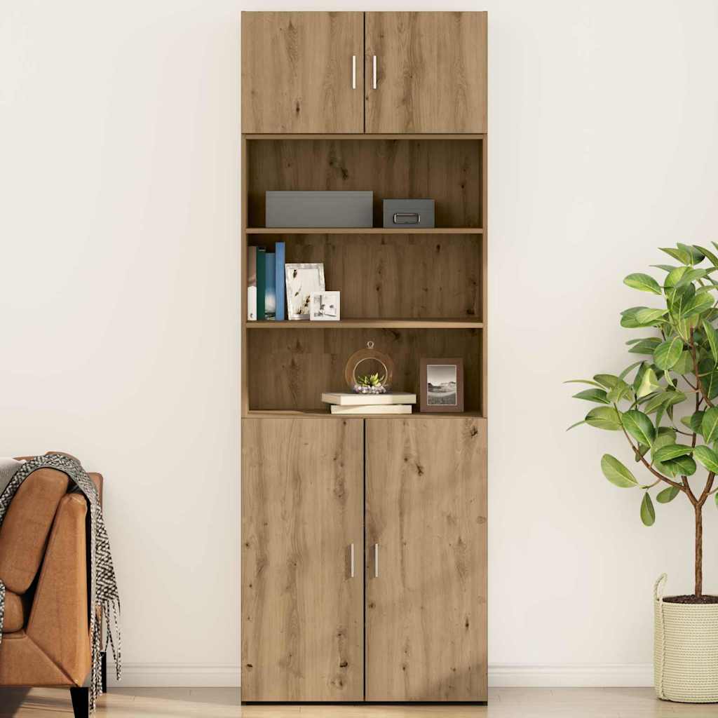 Wall Cabinet Artisan oak 80 x 42.5 x 40 cm Engineered Wood