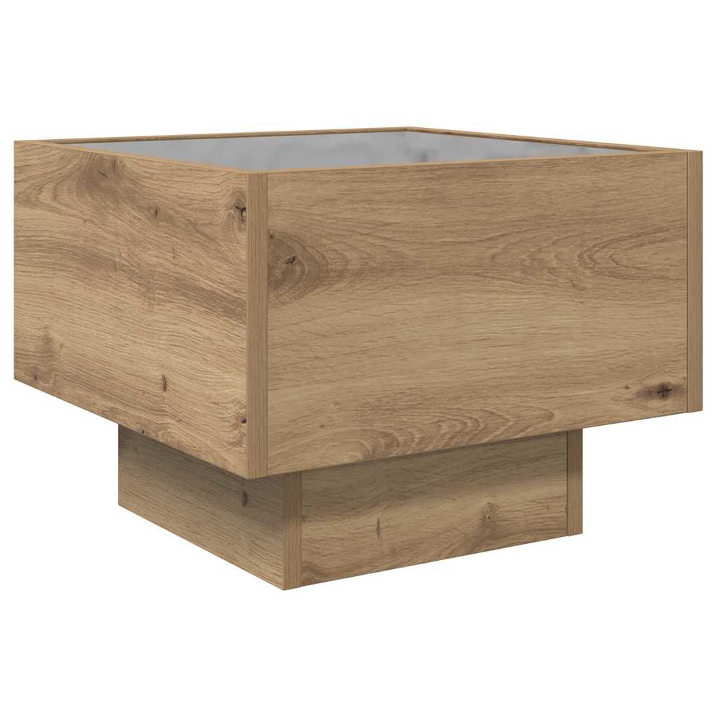 Coffee Table Artisan oak 40 x 40 x 30 cm Engineered wood