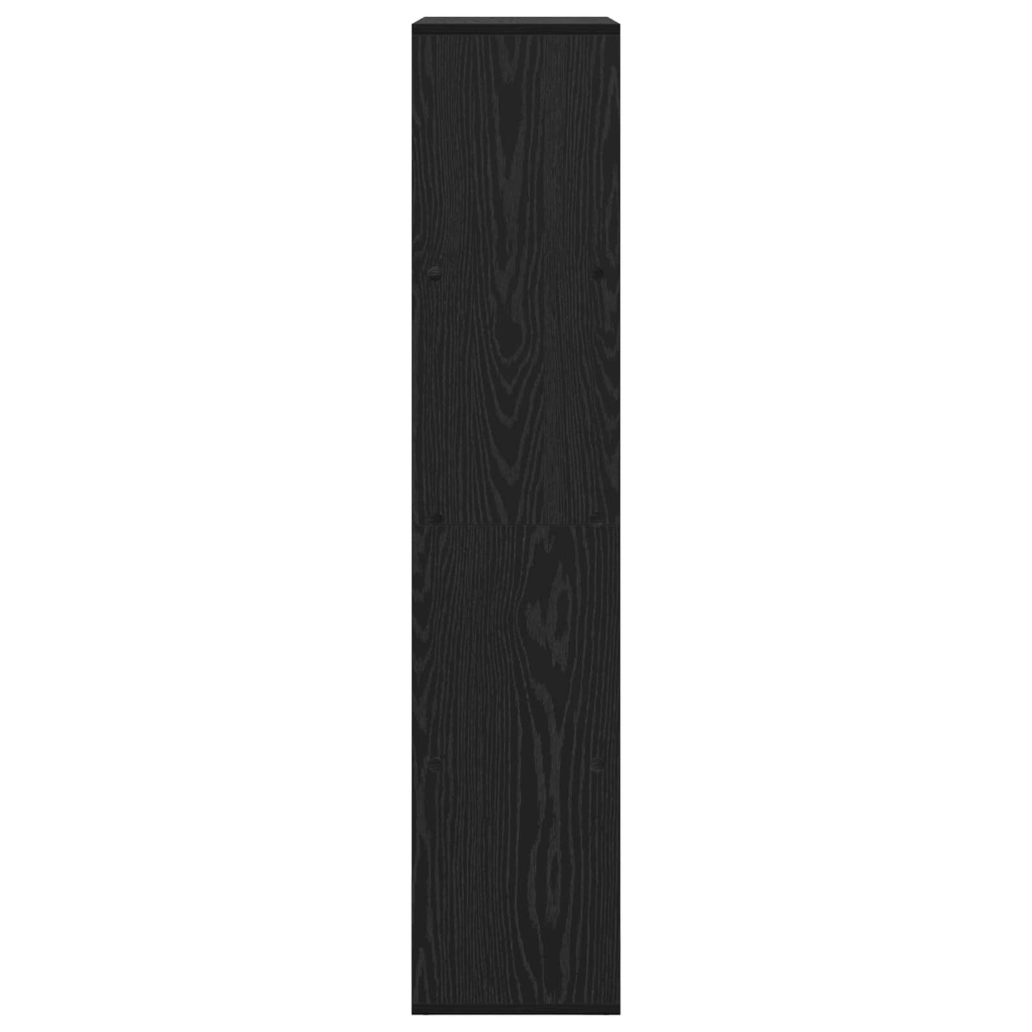 Book Cabinet Black Oak 69.5 x 29 x 137.5 cm Engineered Wood