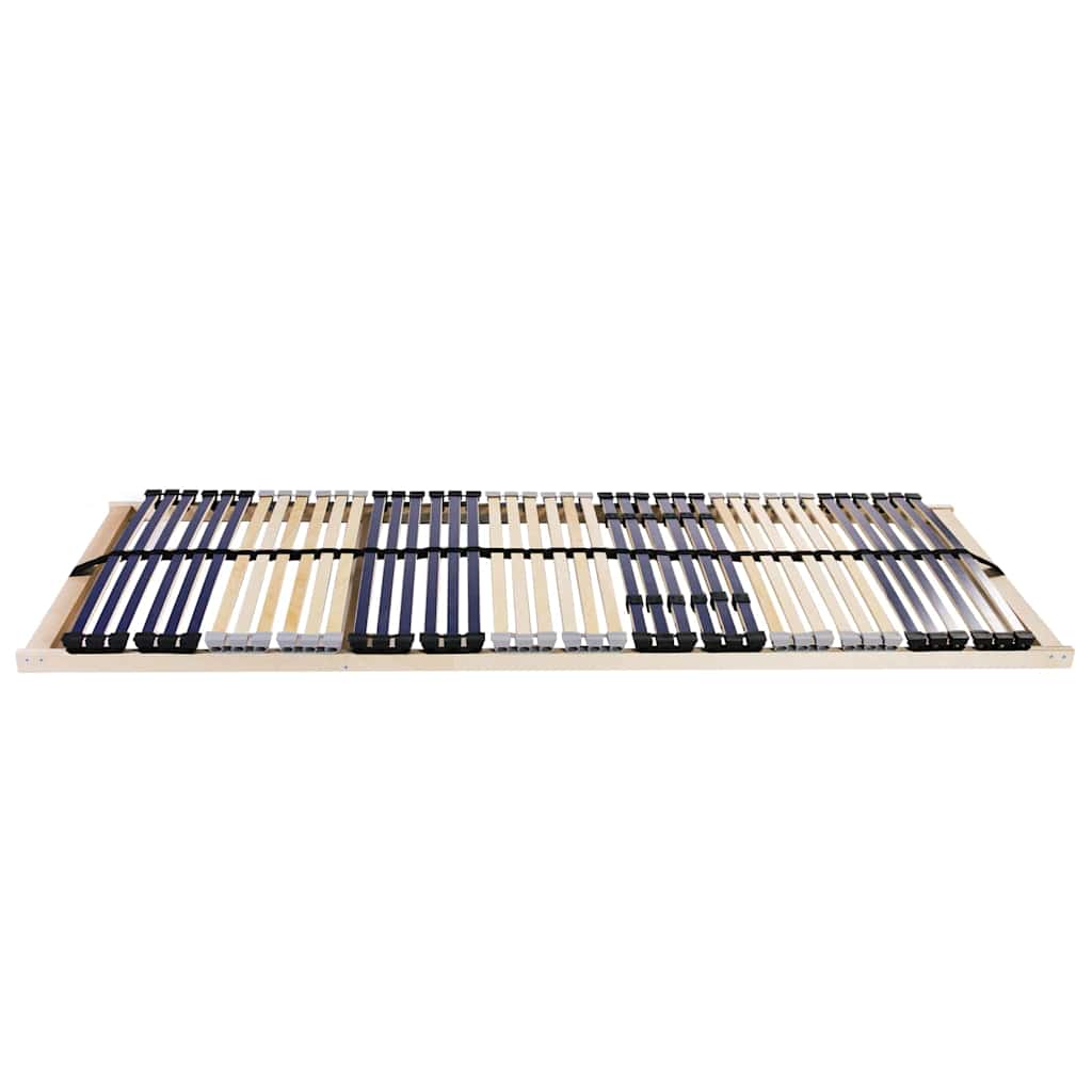 Slatted Bed Base Brown 140 x 190 cm Solid Beech Wood