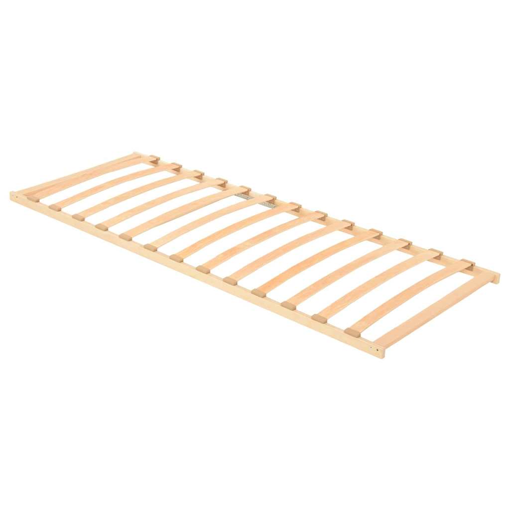 Slatted Bed Base Brown 70 x 190 cm Solid Beech Wood