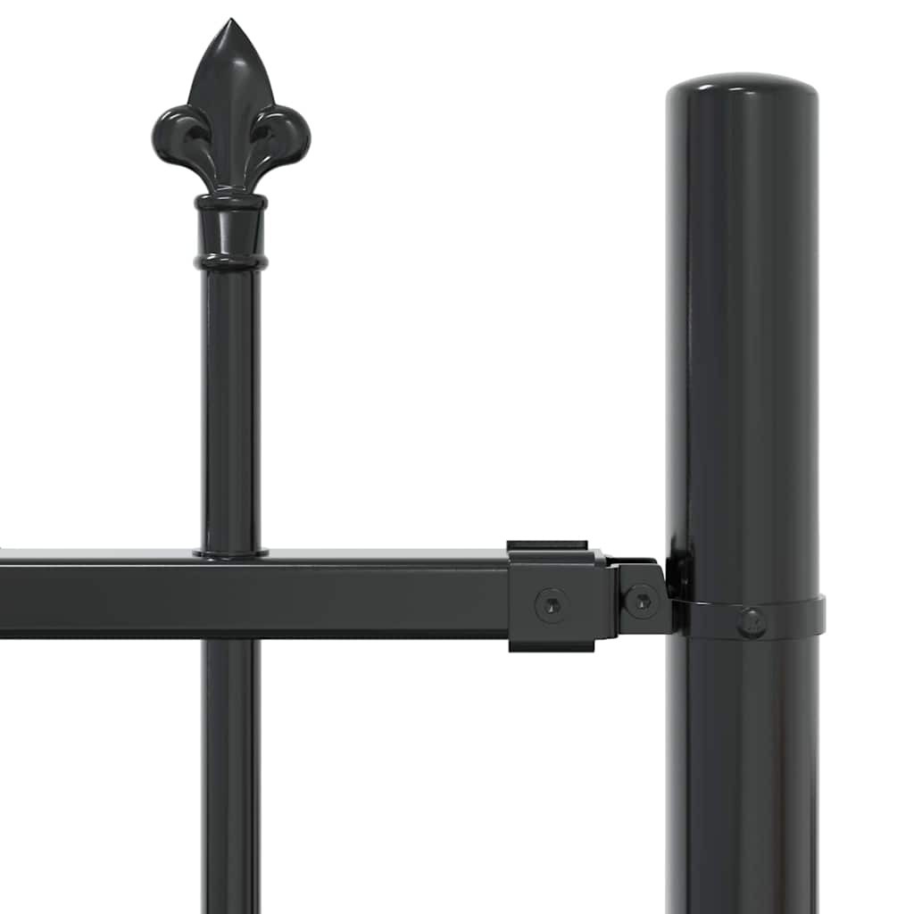 Garden Fence Woerden Grey 240 x 215 cm Powder-coated steel