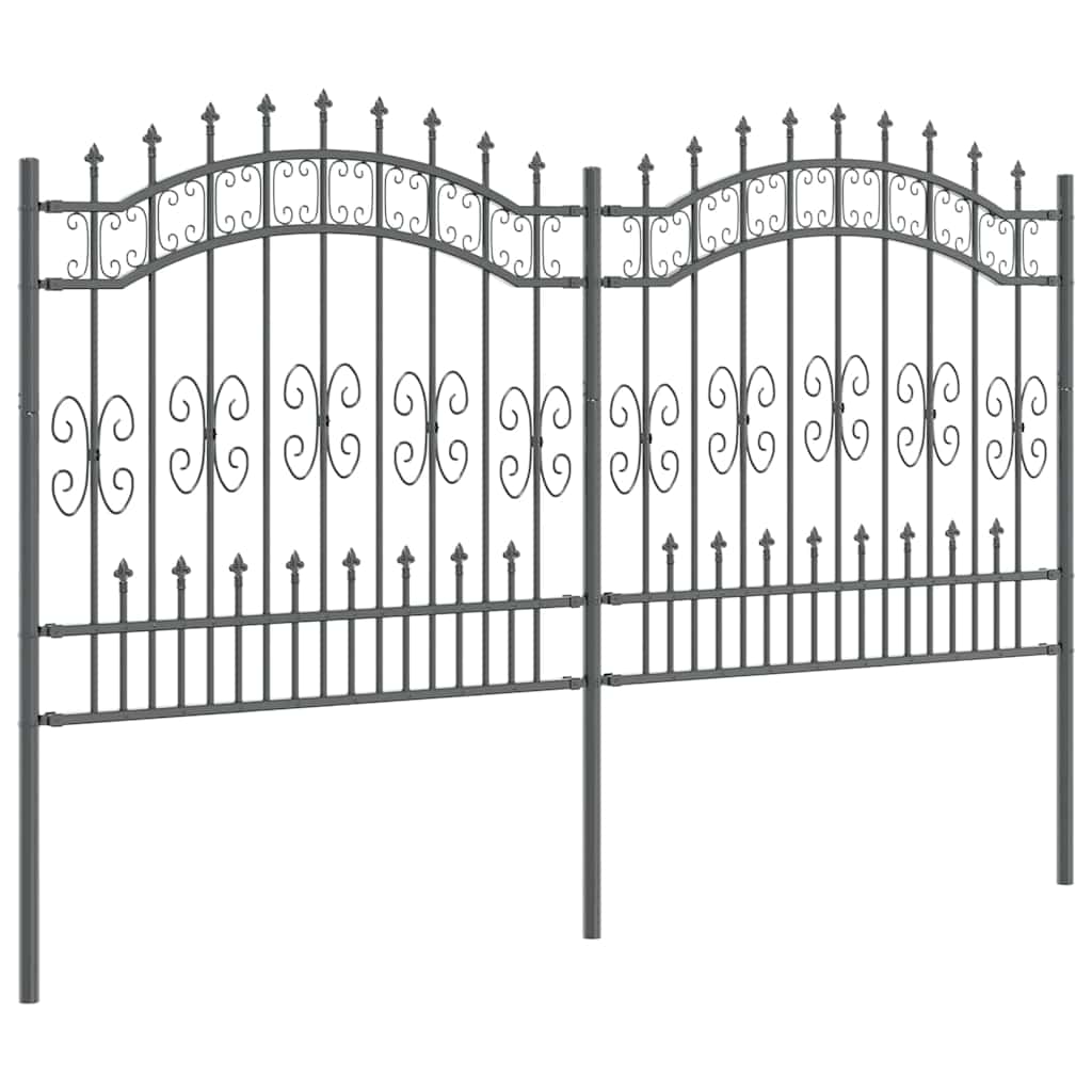 Garden Fence KAMPEN Grey