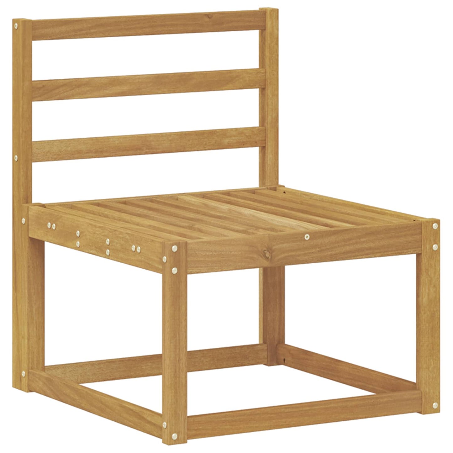 Outdoor Sofa Set 5 pcs White Solid Acacia Wood