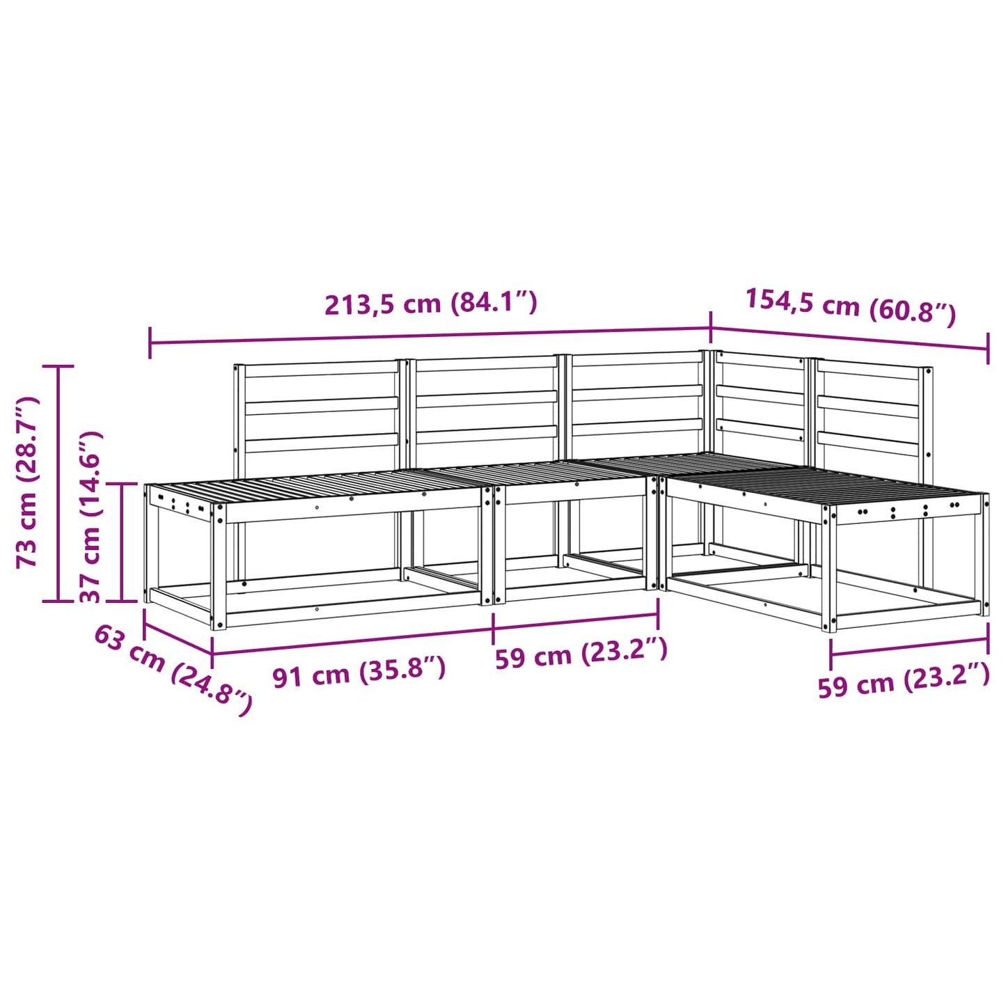 Outdoor Sofa Set
