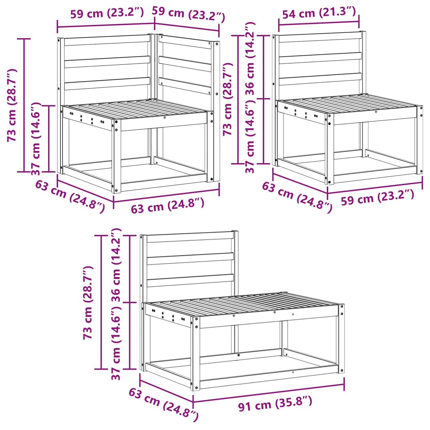 Outdoor Sofa Set