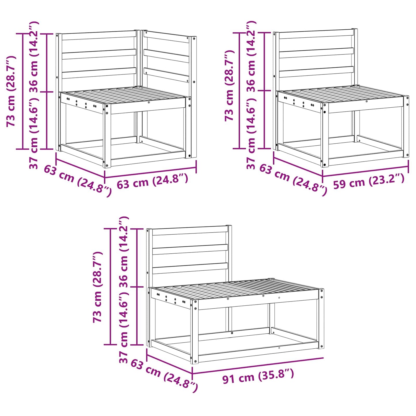 Outdoor Sofa Set