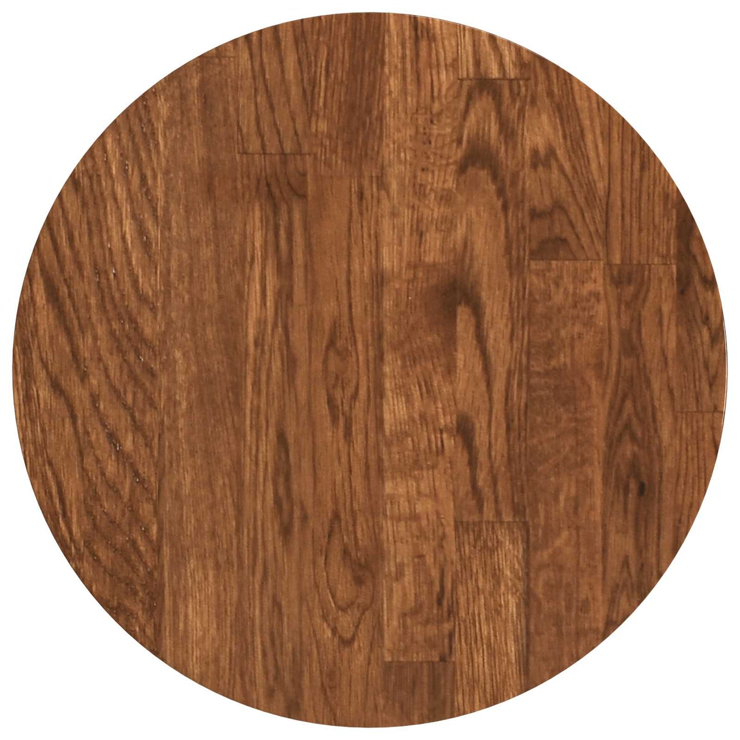 Table Top Light Brown Ø 30 x 2.5 cm Solid Oak Wood