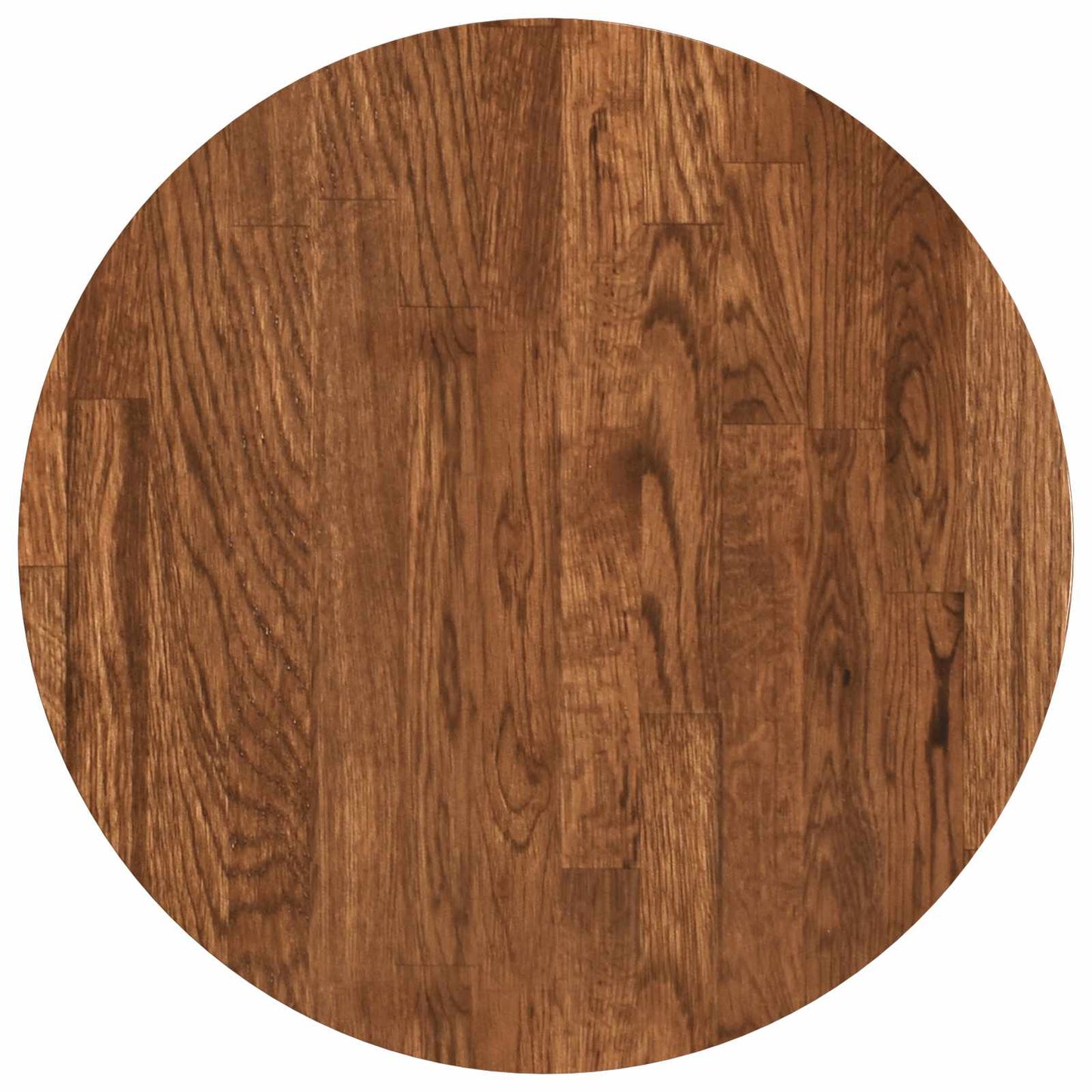 Table Top Light Brown Ø 40 x 2.5 cm Solid Oak Wood
