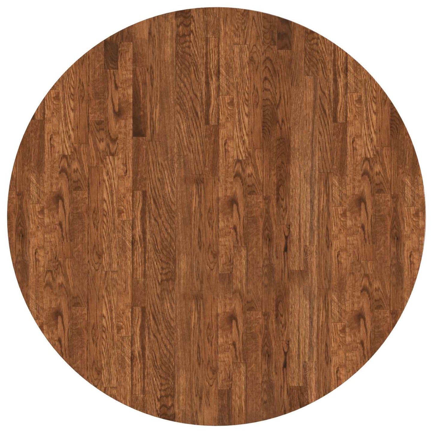 Table Top Light Brown Ø 90 x 4 cm Solid Oak Wood