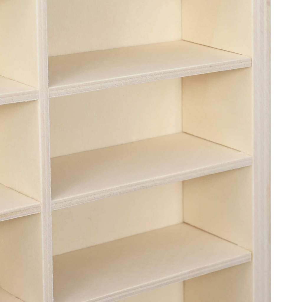 Wall Display Case Wall-Mounted Beige 40 x 4.5 x 43 cm