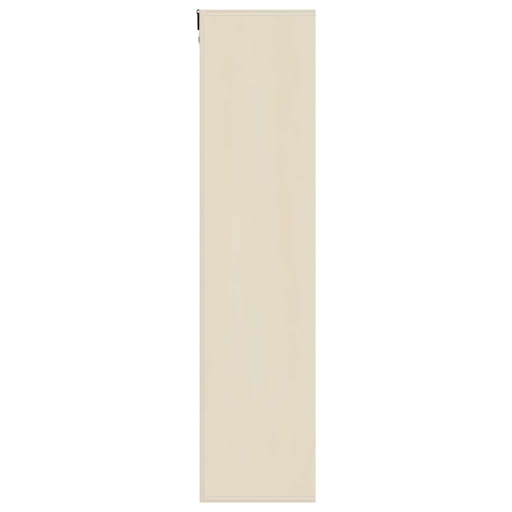 Wall Display Case Beige 40 x 8.5 x 37 cm Engineered Wood