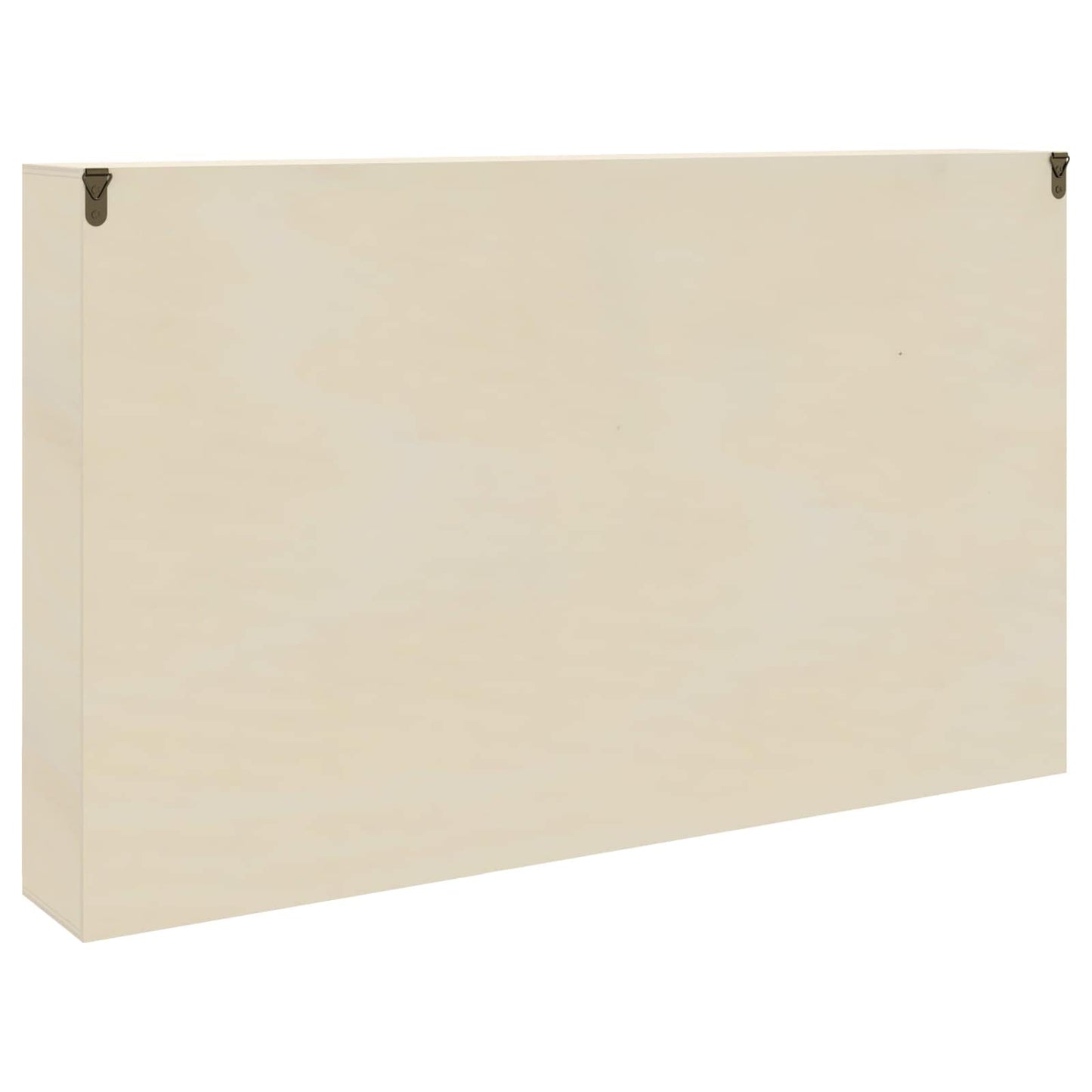 Wall Display Case Wall-Mounted Beige 60 x 8.5 x 37 cm
