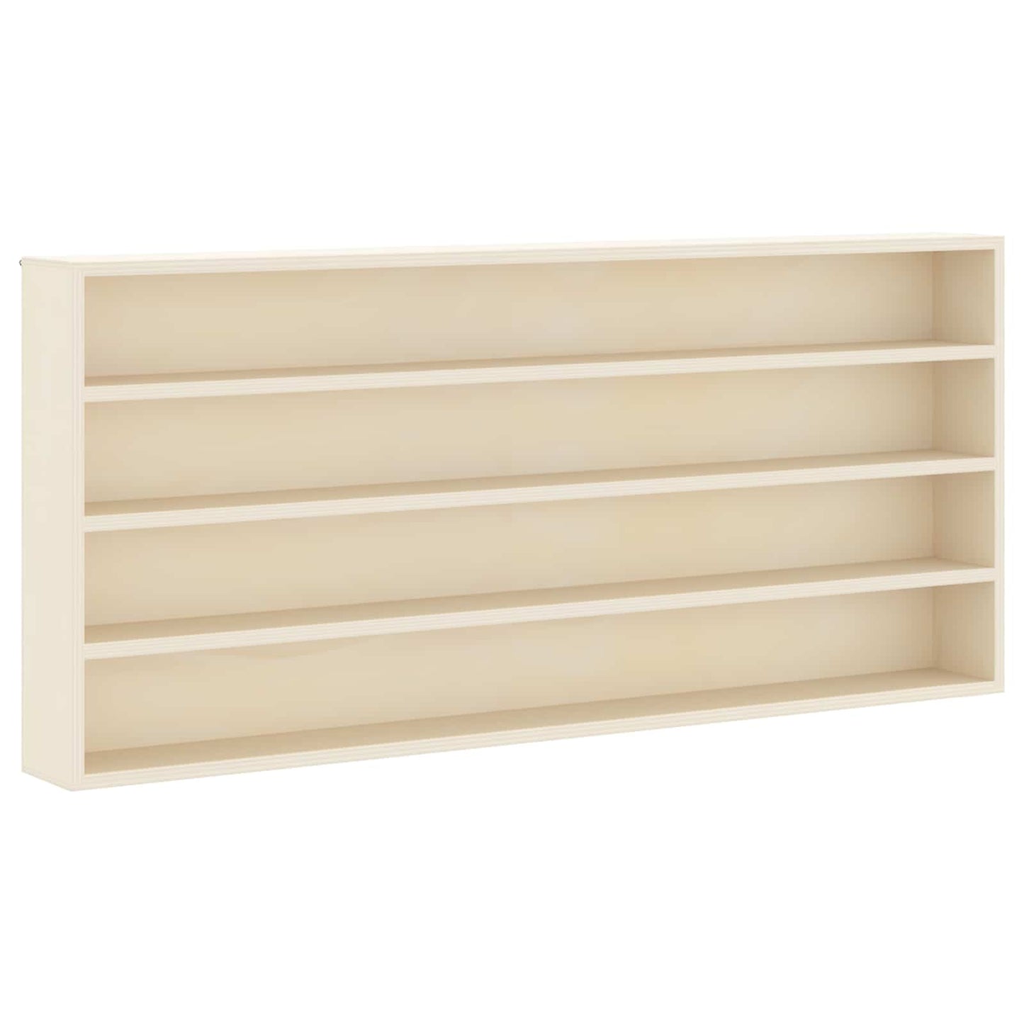 Wall Display Case Wall-Mounted Beige 80 x 8.5 x 36 cm
