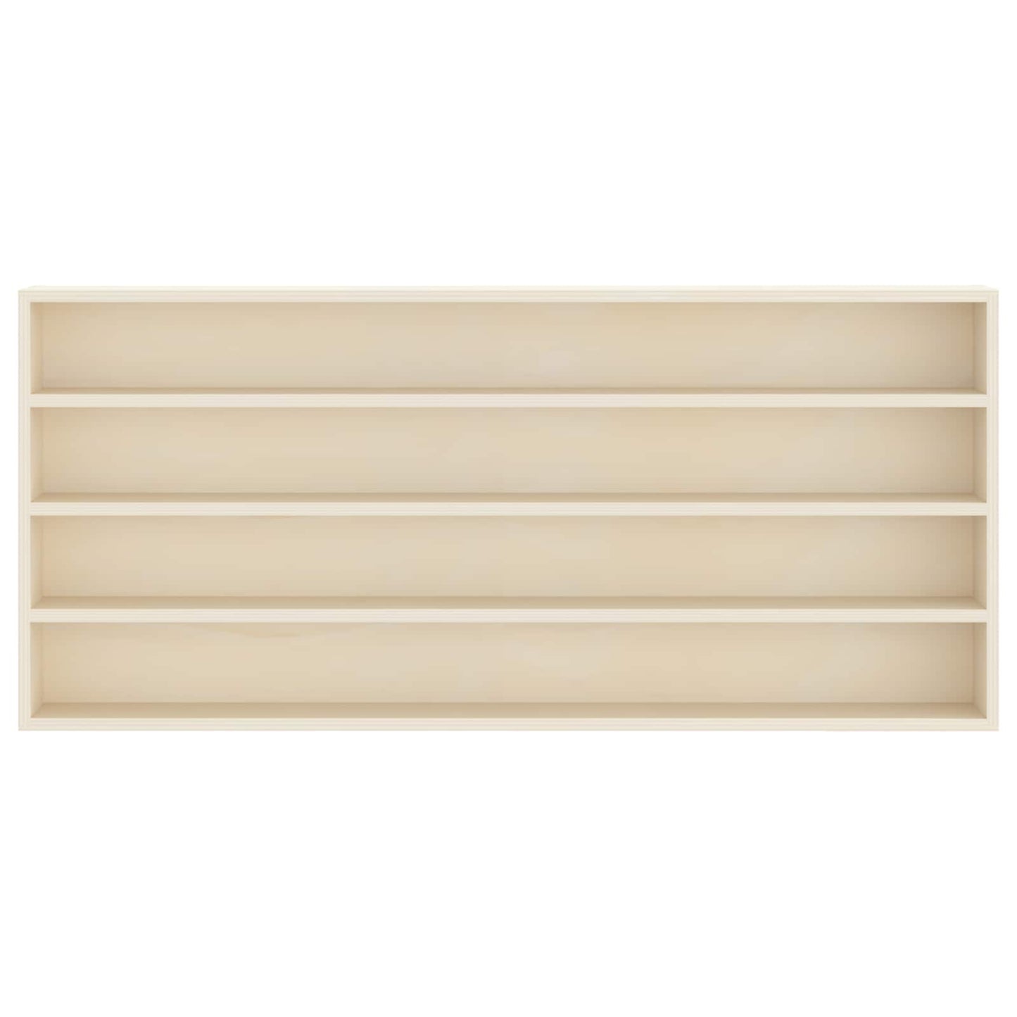 Wall Display Case Wall-Mounted Beige 80 x 8.5 x 36 cm