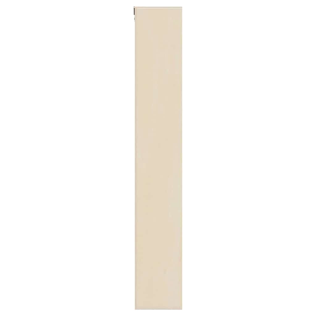 Wall Display Case with Shelf Beige 60 x 8.5 x 54 cm Plywood
