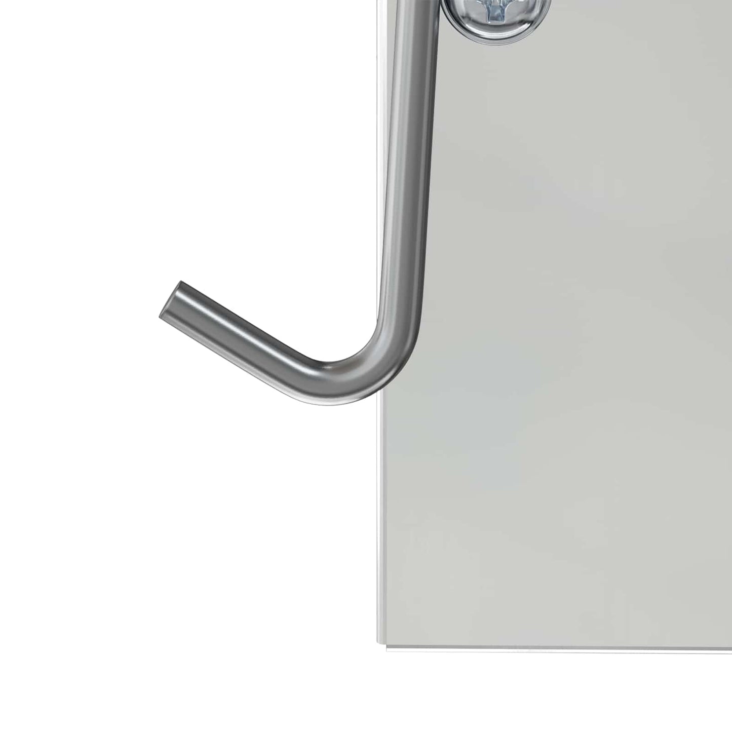 Rabbit Feeder Silver 12.5 x 12.5 x 25 cm Galvanised Steel