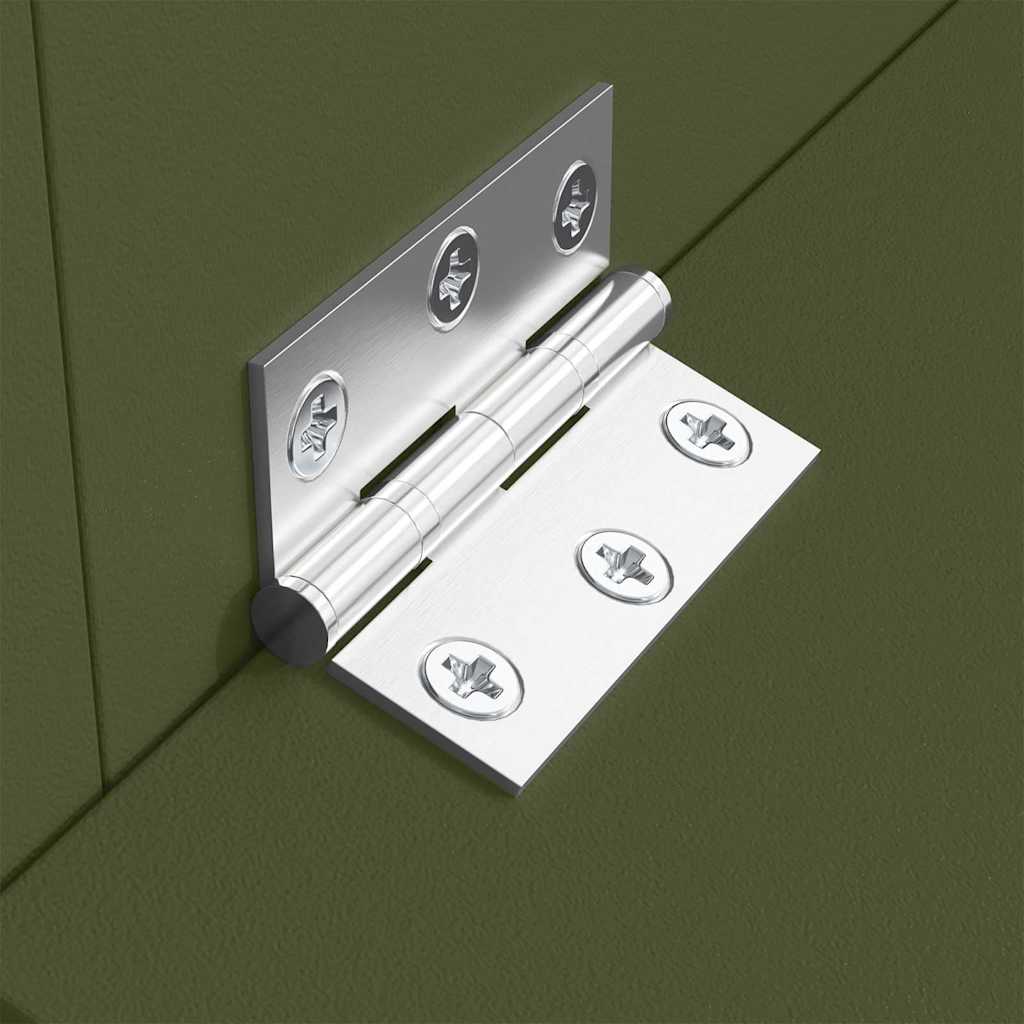 Pig Feeder Olive Green 55 x 51 x 91.5 cm Cold-Rolled Steel