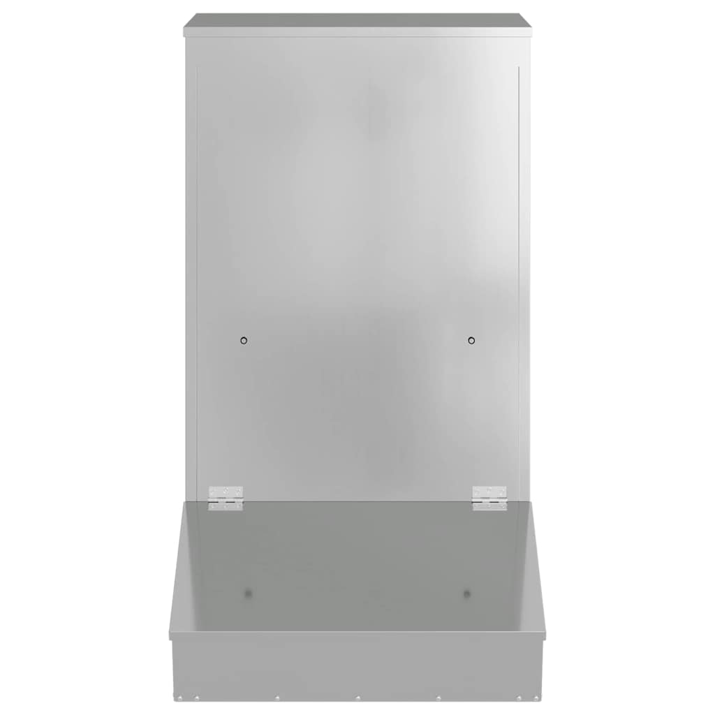 Pig Feeder Silver 82 x 51 x 91.5 cm Galvanised Steel