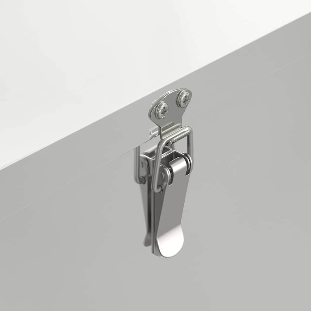 Chicken Feeder 2 Silver 60.5 x 29 x 51 cm 25 kg