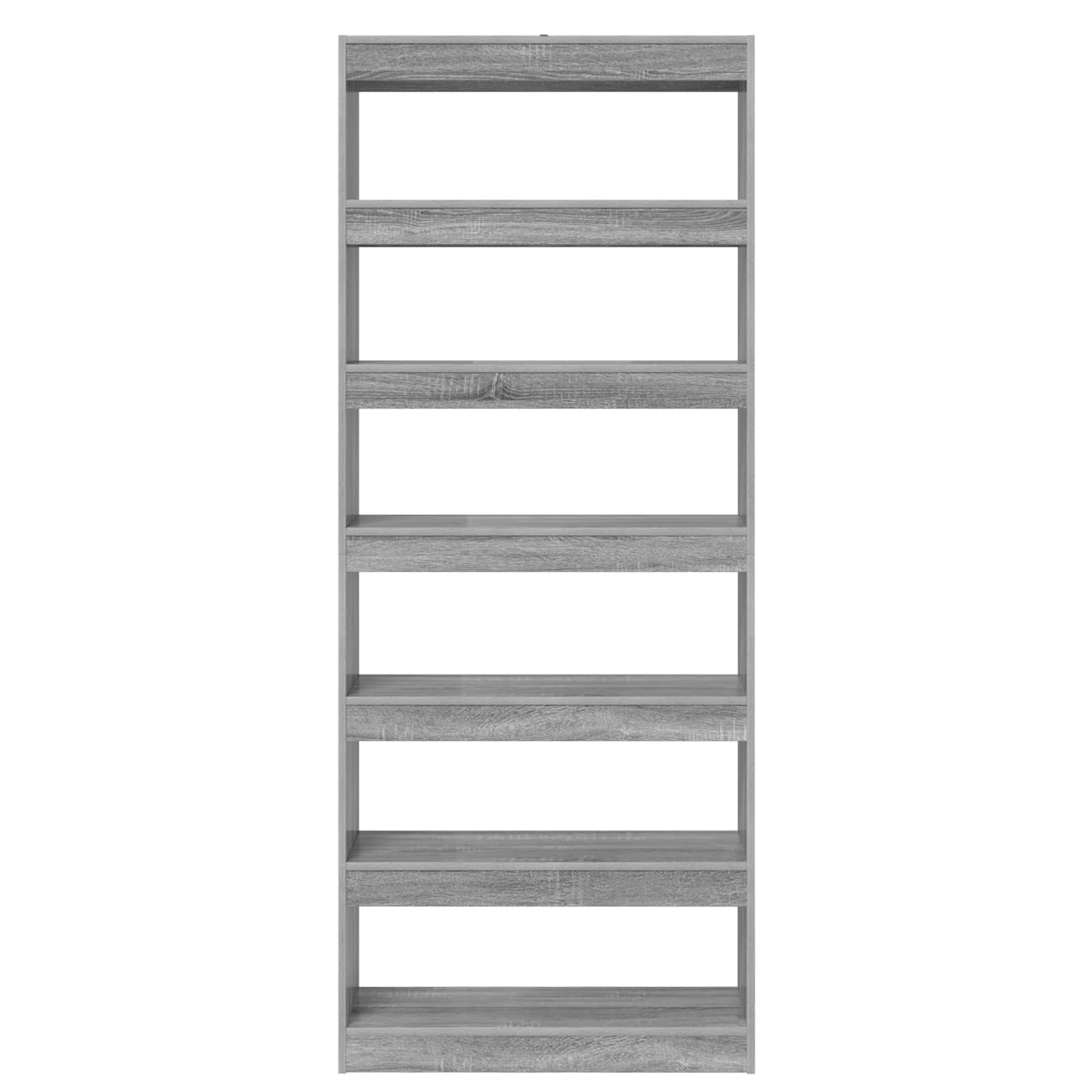 Book Cabinet 6-Tier 80 x 30 x 198 cm Engineered Wood
