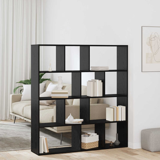 Book Cabinet 12-Tier 132 x 29 x 141.5 cm Engineered Wood