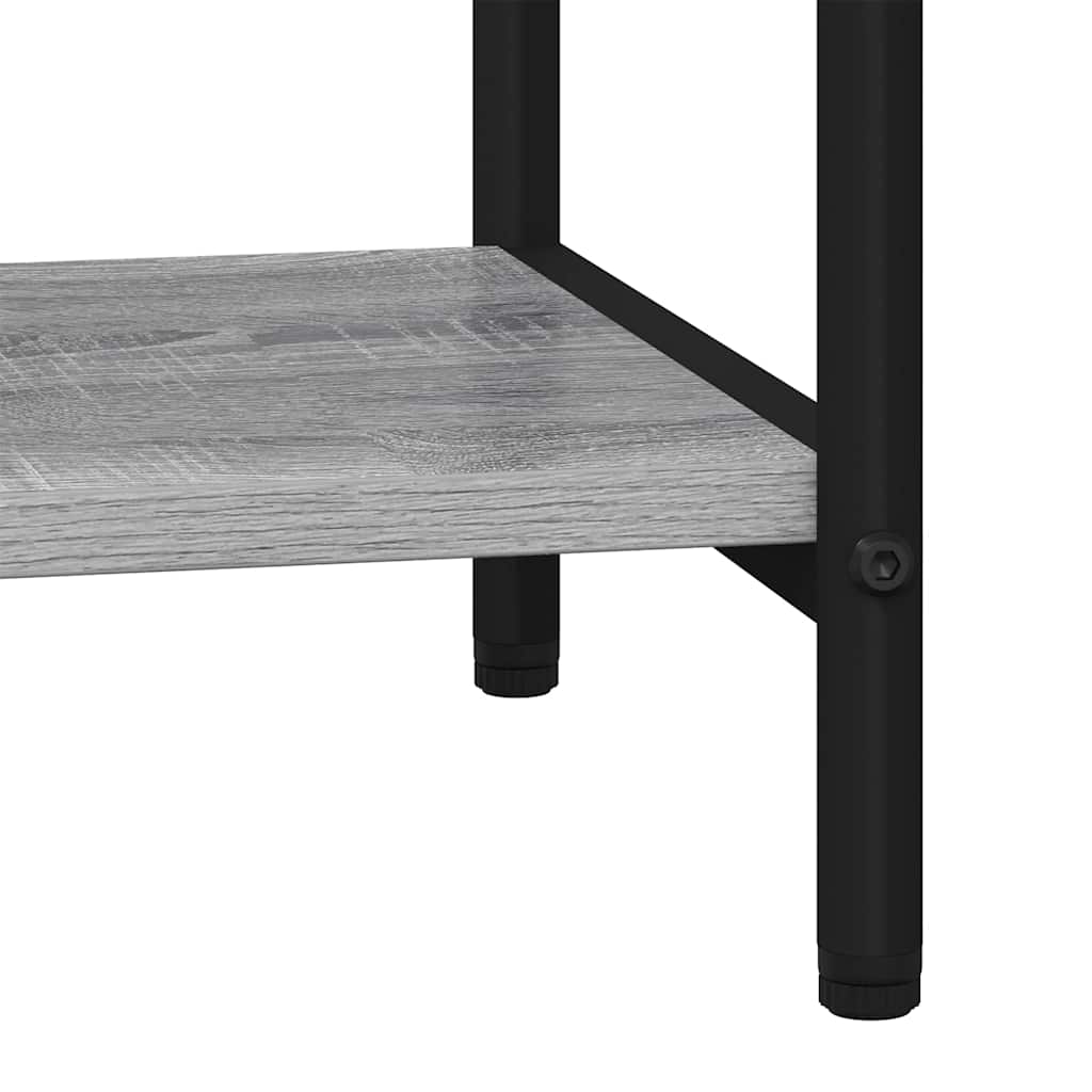 Bookshelf 5-Tier 80 x 30 x 183 cm Engineered wood Grey Sonoma