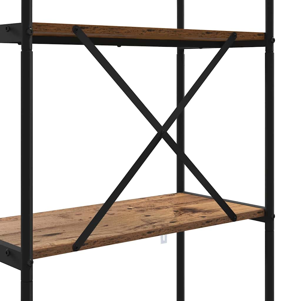 Bookshelf Old Wood 80 x 30 x 183 cm Engineered wood