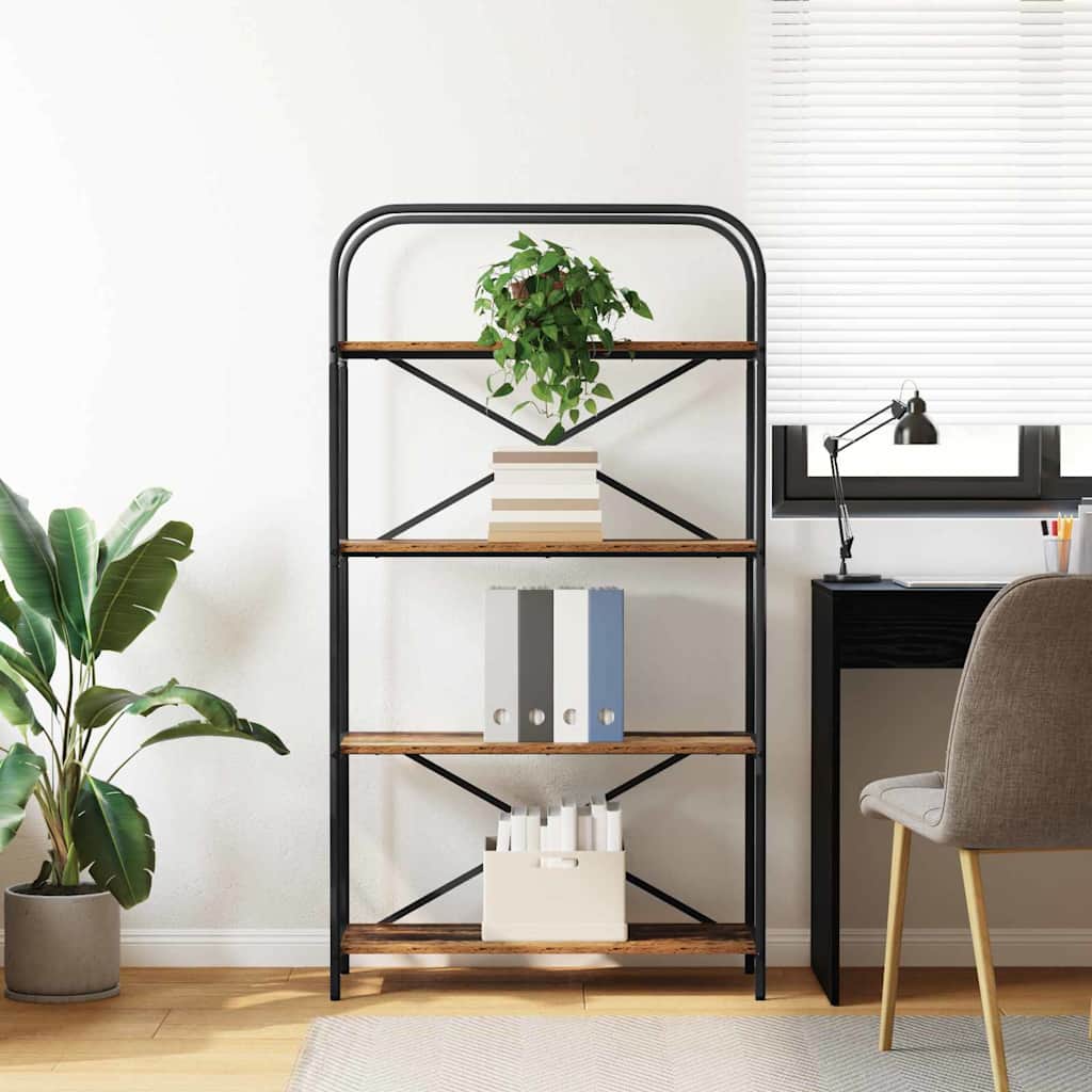Bookshelf Old Wood 80 x 30 x 146 cm Engineered wood