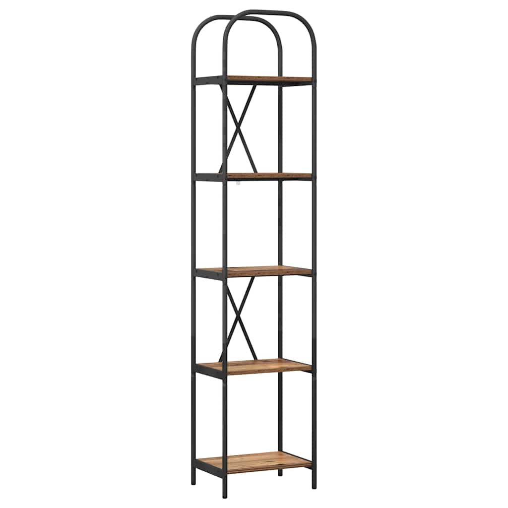 Bookshelf Old Wood 40 x 30 x 183 cm Engineered wood