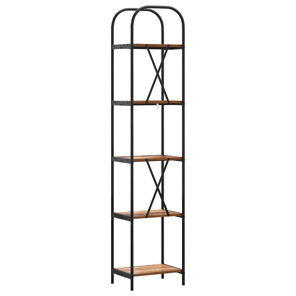 Bookshelf Old Wood 40 x 30 x 183 cm Engineered wood