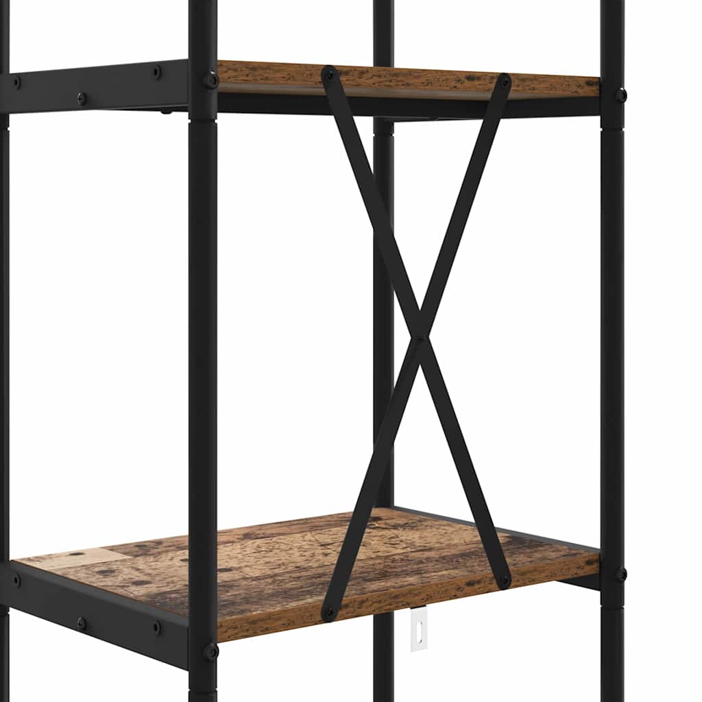 Bookshelf Old Wood 40 x 30 x 146 cm Engineered wood