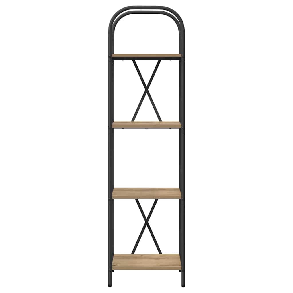 Bookshelf 4-Tier 40 x 30 x 146 cm Engineered wood Artisan Oak