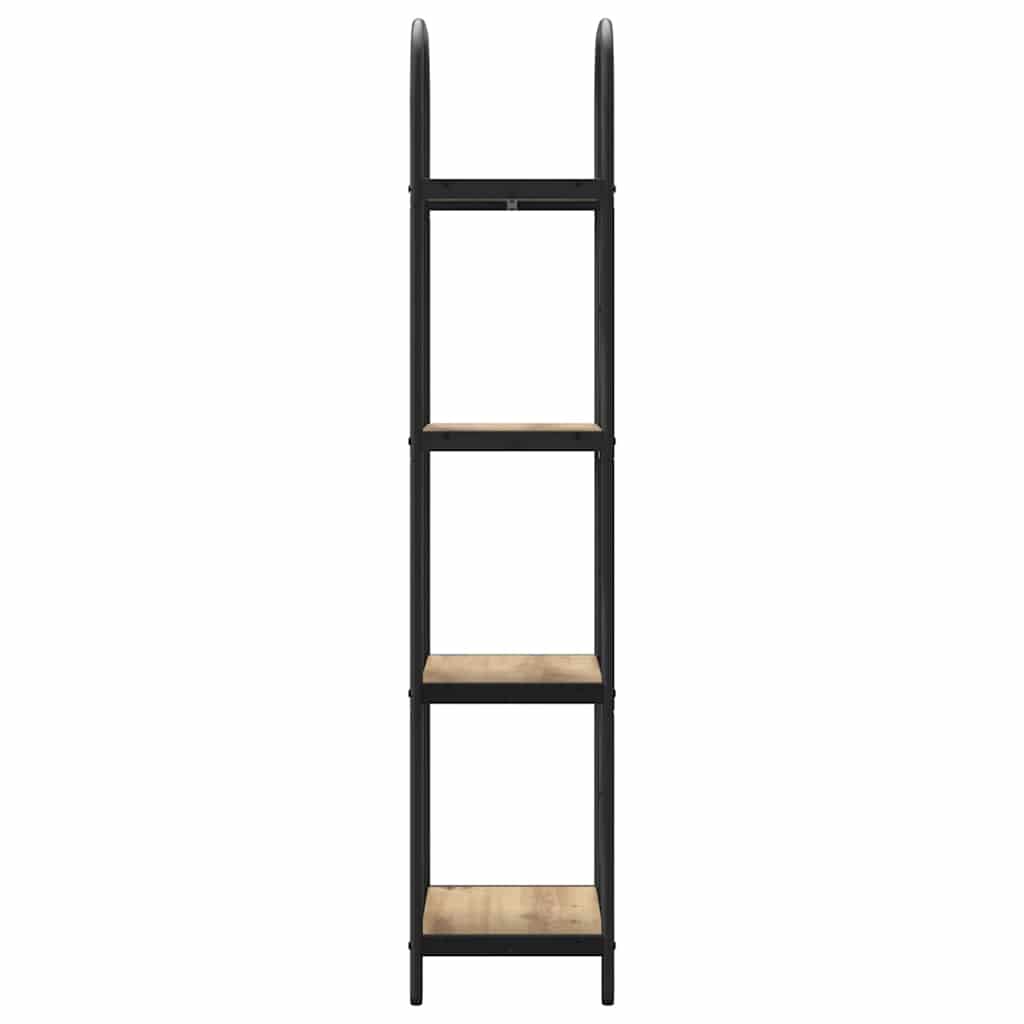 Bookshelf 4-Tier 40 x 30 x 146 cm Engineered wood Artisan Oak