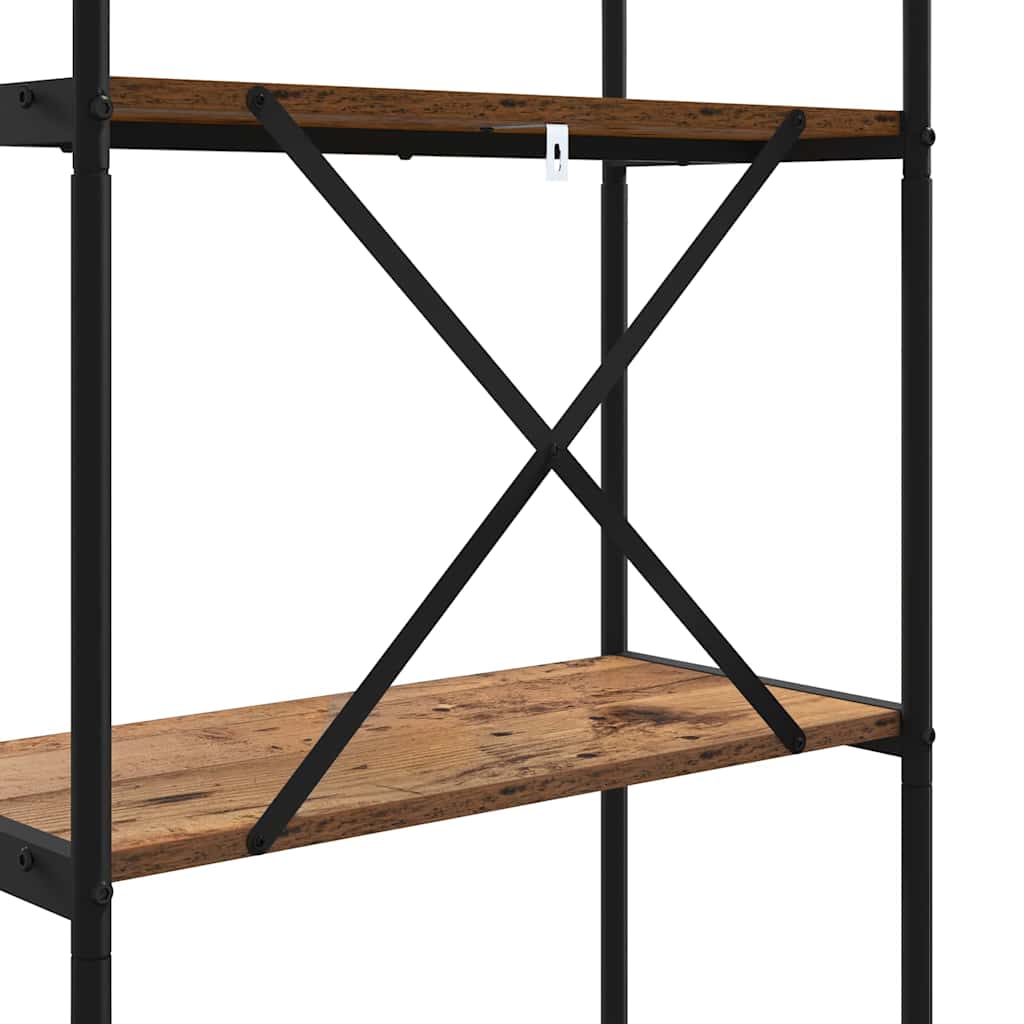 Bookshelf Old Wood 60 x 30 x 183 cm Engineered wood