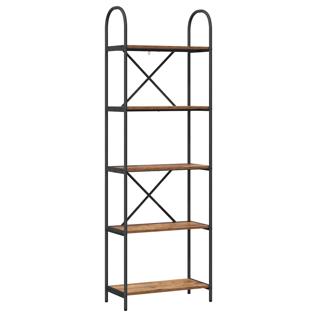 Bookshelf Old Wood 60 x 30 x 183 cm Engineered wood