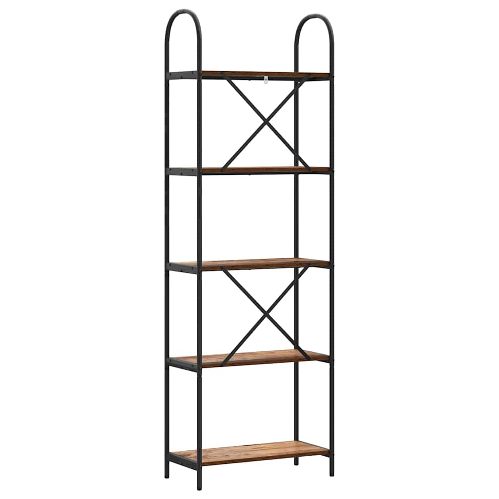 Bookshelf Old Wood 60 x 30 x 183 cm Engineered wood