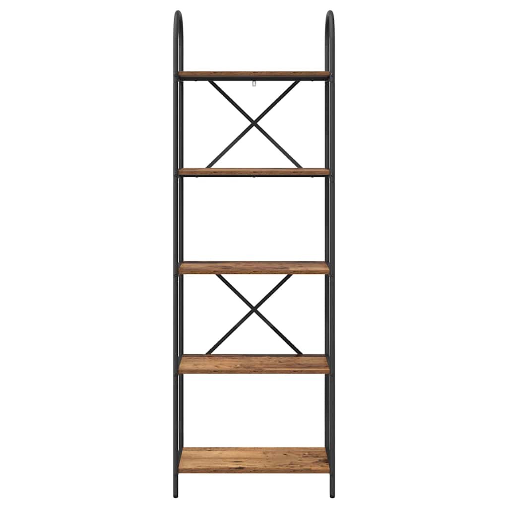 Bookshelf Old Wood 60 x 30 x 183 cm Engineered wood
