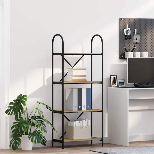Bookshelf Artisan Oak 60 x 30 x 146 cm Engineered wood