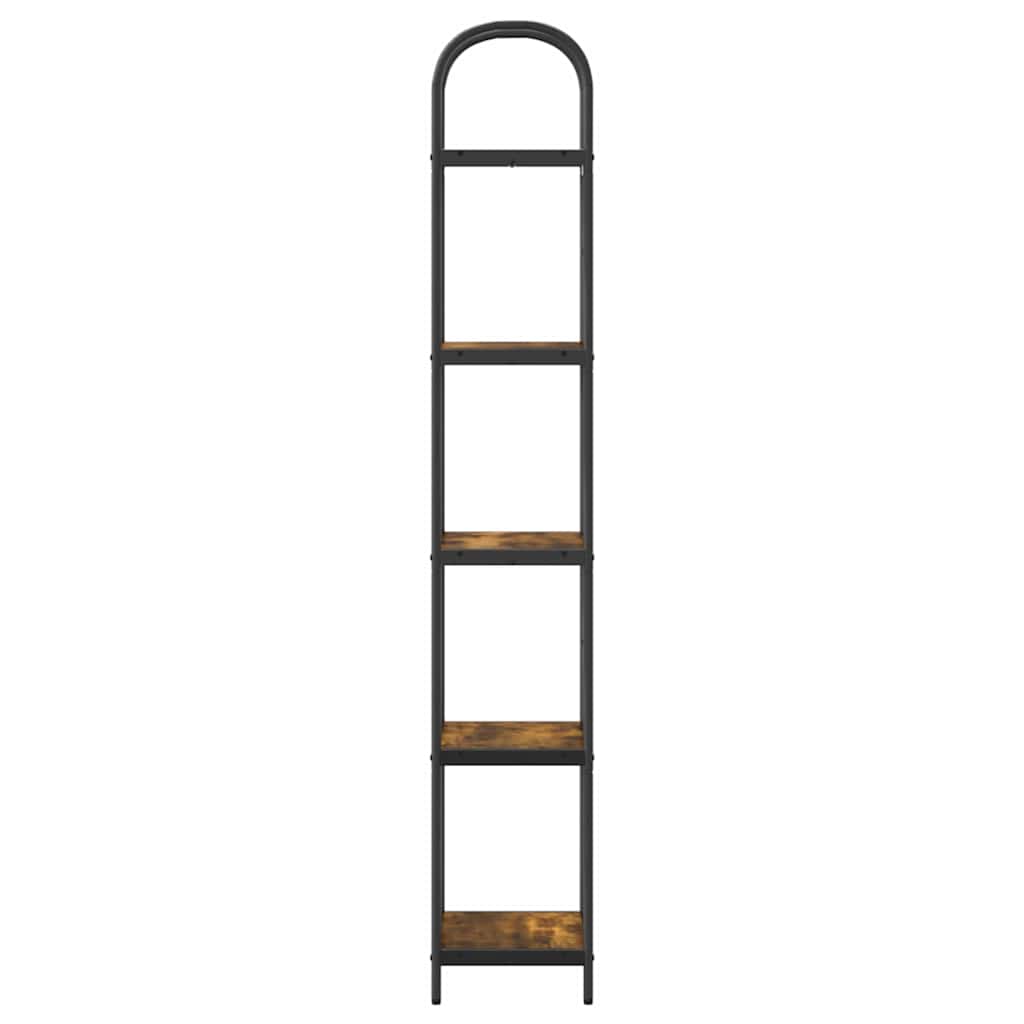 Bookshelf Smoked Oak 40 x 30 x 183 cm Engineered wood