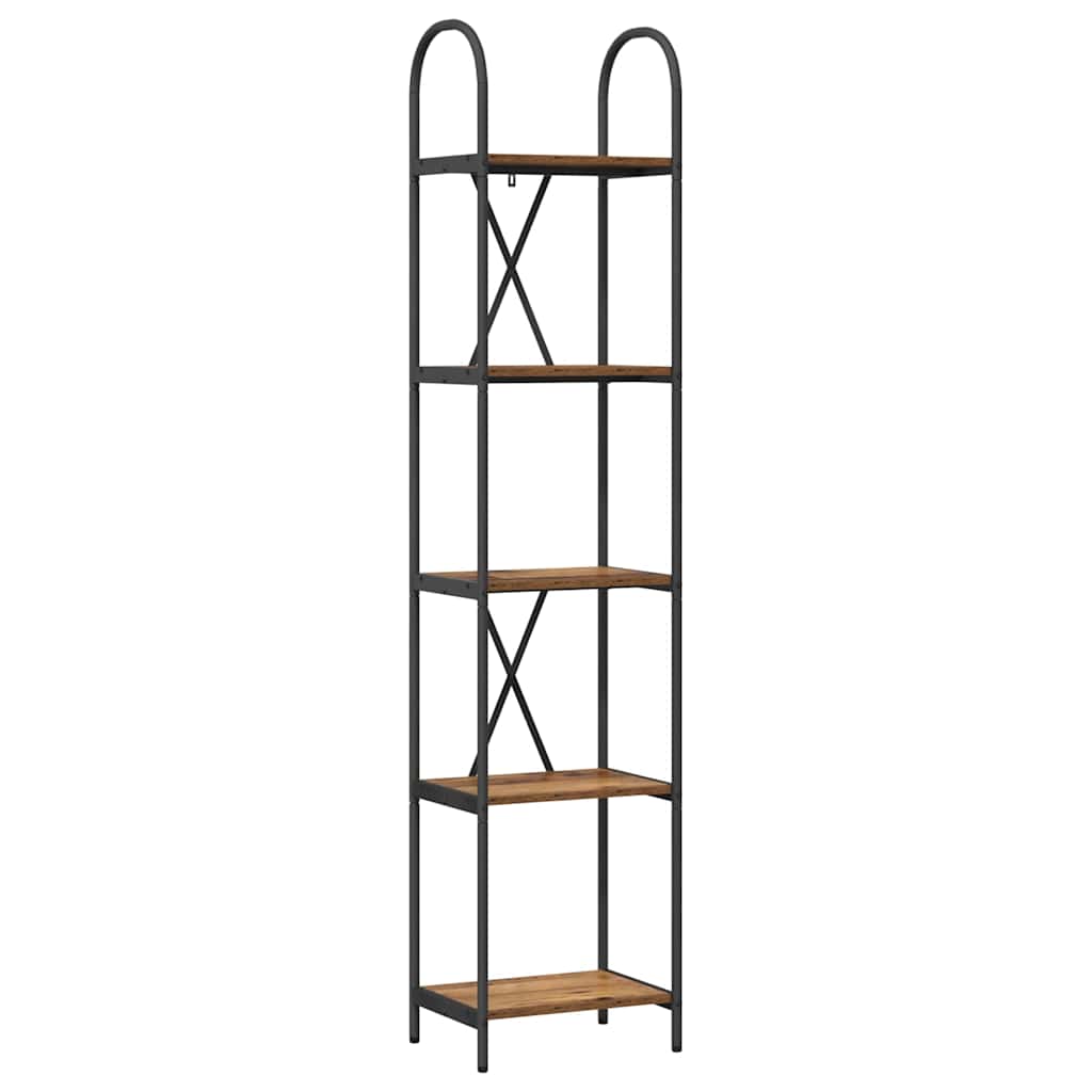Bookshelf Old Wood 40 x 30 x 183 cm Engineered wood