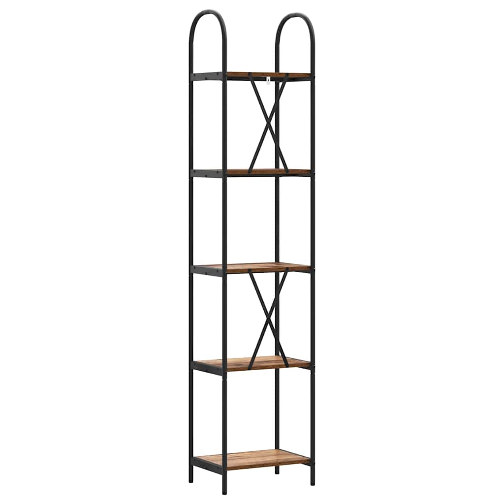 Bookshelf Old Wood 40 x 30 x 183 cm Engineered wood