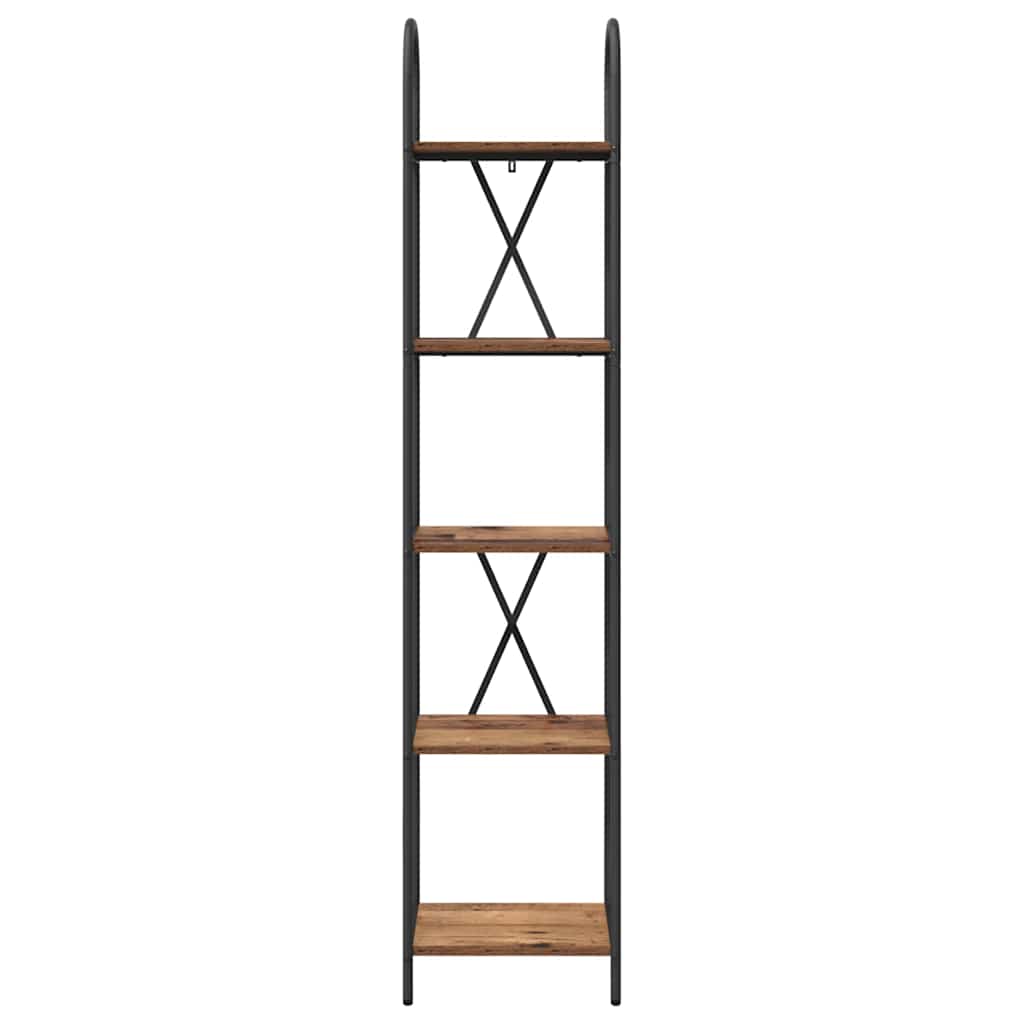 Bookshelf Old Wood 40 x 30 x 183 cm Engineered wood